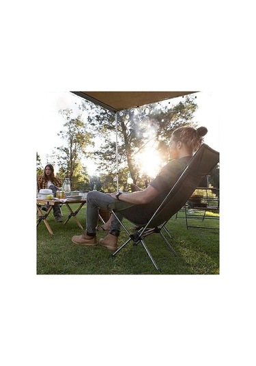 Bloomnest Açık Hava Katlanır Kamp Balıkçılık Sandalyesi Yl08/yl09/yl10 İçin - Altın-siyah Renkli Sandalye Ayak Kılıfı Altın - Siyah