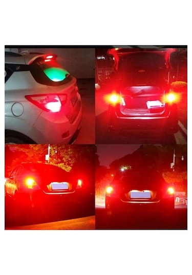 144 Led Kırmızı Fren Lambası Çift Duy 1157