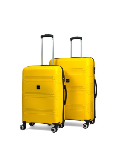 Lucas Polipropilen Kırılmaz Valiz, Orta Boy&büyük Boy Sarı