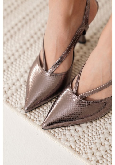 Kocadal Kocadal Violet Kadın Platin Topuklu Ayakkabı Muhtelif