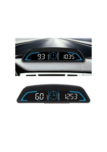 Qianfan Evrensel Araba Hud Ekran Hız Alarmlı Dijital Gps Hız