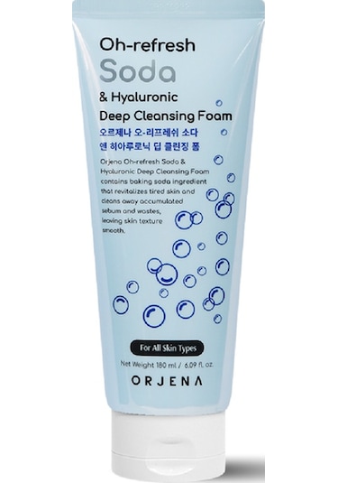 Orjena Oh-Refresh Soda & Hyaluronic Deep Cleansing Foam 180 ML