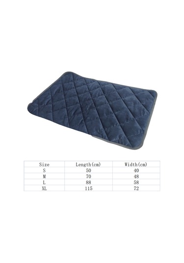 Geeroyoo Kışın Evcil Hayvanlar İçin Taşınabilir Isıtmalı Yatak, 50x40cm, Kaymaz Taban, Hafif Ve Katlanabilir