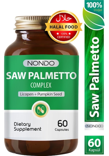 Nondo Saw Palmetto Kompleks 60 Kapsül