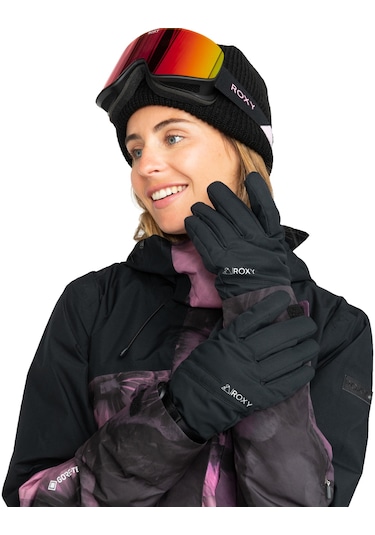 Roxy Roxy Gore Tex Fizz Gloves Kadın Siyah Eldiven Kvj0
