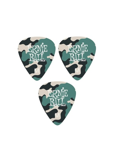 Ernie Ball P09222-3 Gitar Penası 3 Adet Medium 0.72 Mm Picks Camouflage