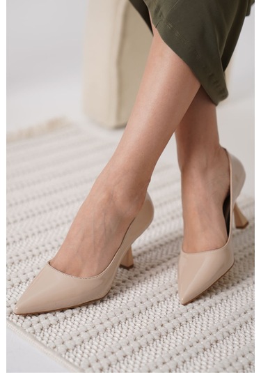 Monica Nude Rugan Kadın Stiletto Nude Rugan