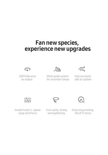 Soulader Taşınabilir Boyun Tipi Mini Rüzgar Fanı - 360 Derece Dönebilir, Uzun Pil Ömrü, Kolay Taşıma İçin Yüzük Askılı, Rahat Kullanım İçin Hafif Tasarım