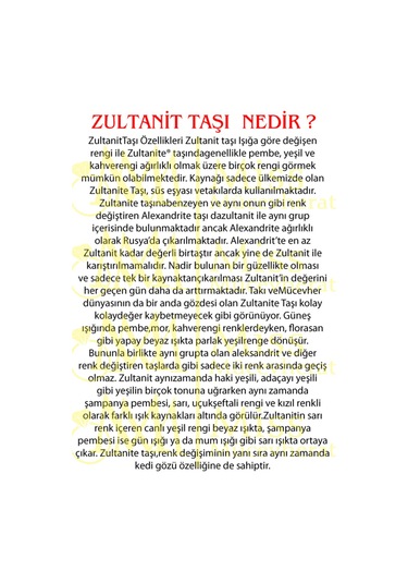 Gümüş Saat Kordon Model Sultanit Zultanite Taşlı Erkek Yüzük