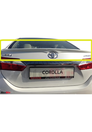 Toyota Corolla Anatomik Spoiler 2013 Sonrası Modellere Uyumludur