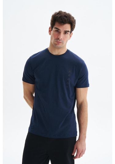 Arma Erkek Regular Fit Yazı Baskılı Süprem Bisiklet Yaka Tişört Y29344472402 Lacivert