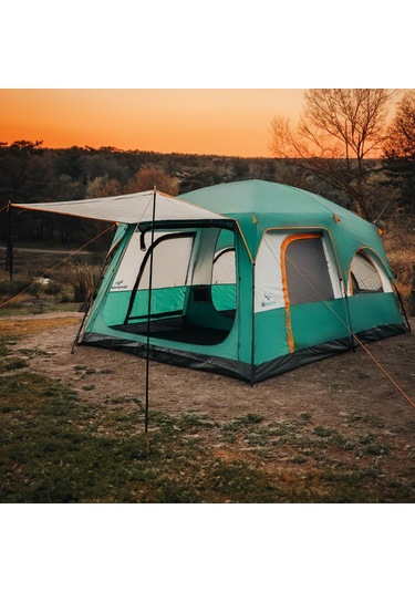 İlkmevsim Keops 8 Kişilik Kamp Çadırı - 420 x 300 x 220 CM Beyaz