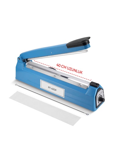 40 Cm Plastik Gövde Poşet Ağzı Yapıştırma Makinesi