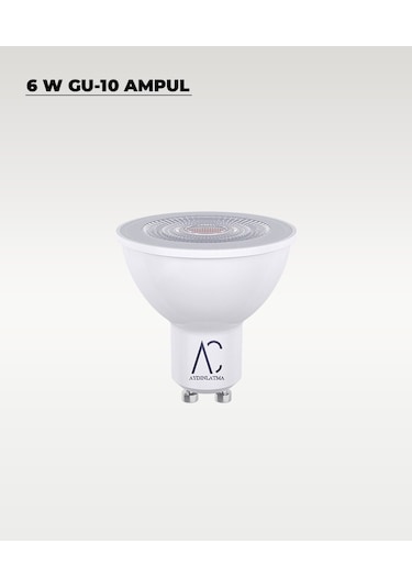 6w Gu10 Led Ampul 3200k Sarı Işık 10 Adet