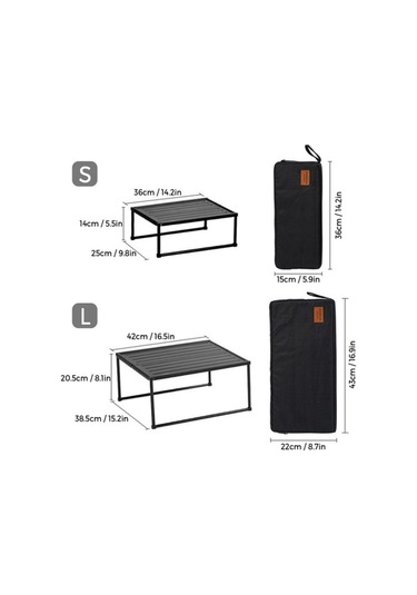 Trendooze Taşınabilir Tasarım Sırt Renkli Masası Keyfi Katlanır Kamp Hediyeli Hafif, Çok Çantası Barbekü-piknik & Qy Çok Renkli