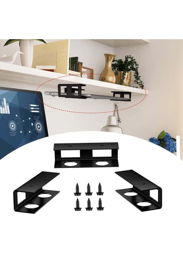 Homyl 3x Altı Dizüstü Bilgisayar Braketi Depolama Siyah