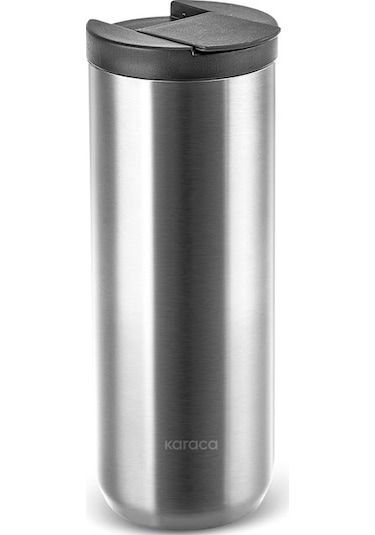 Karaca Anton Çelik Sızdırmaz Termos 480 Ml Siyah Gri