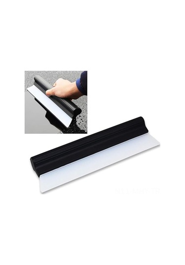 Monyee 26.5cm Mini Silikon Silecek - Araç Camları, Duş, Ayna Temizliği İçin Hızlı Su Sileme Aleti