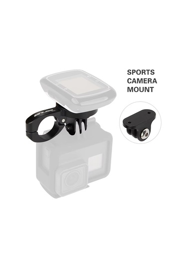 Sones Gamin / Wahoo / Barrett / Cateye Serisi İçin Gub 668 Tt Gidondan Kod Ölçer Uzatma Braketi Siyah