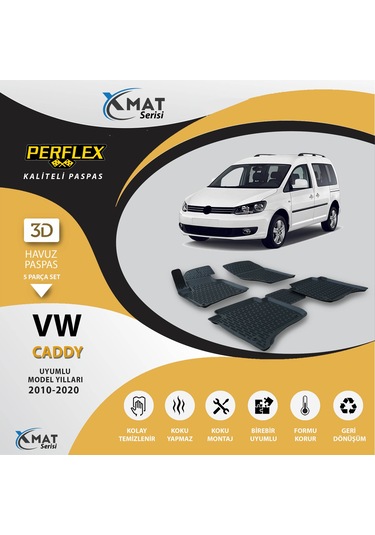 Paspas 3D Havuzlu X-Mat Caddy 2010-2020 - Perflex Pxm-Vw25