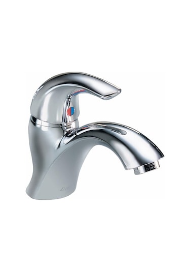 Delta Faucet 22c601 Tek Delikli, 6,25 X 1,9 X 6,25 İnç, Krom Açık Bej