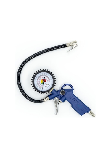 Master Basınç Göstergeli Lastik Şişirme Tabancası Hava Saatli