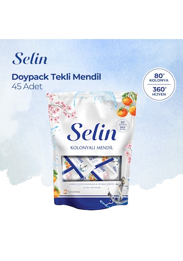 Selin Kolonyalı Mendil - 90 Adet