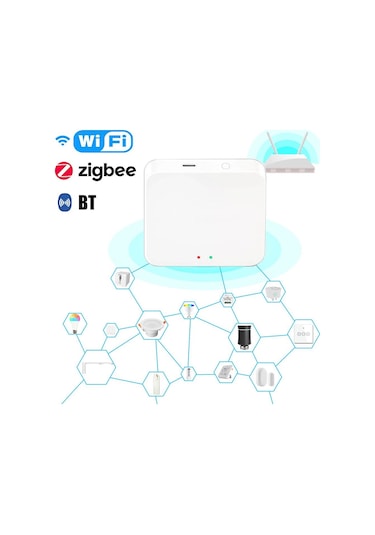 Tuya Zigbee Wifi Bt Mesh Hub Akıllı Çok Modlu Ağ Geçidi Tuya Smart Life Uygulaması Ses Kontrolü İle Çalışır