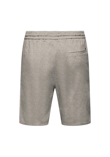 Only & Sons Onslinus Life 0006 Linen Mix Short Erkek Şort-26445 - S Kahverengi