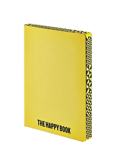 Nuuna Gri Noktalı A5 Defter Happy Book 53375 Sarı