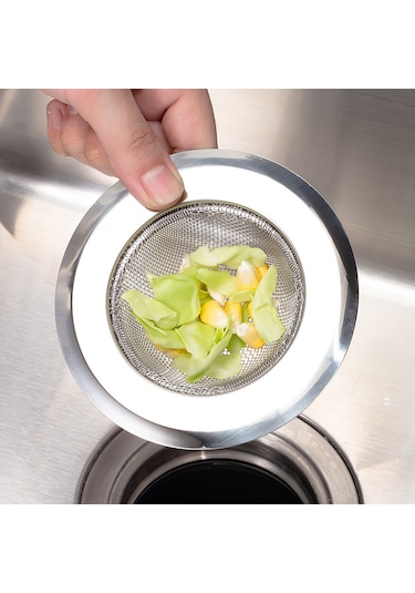 Xindoker Kapaklı Paslanmaz Çelik Mutfak Lavabo Filtresi - Tükenmez Korumalı Geri Kalıntı Engelleme Aleti Çok Renkli