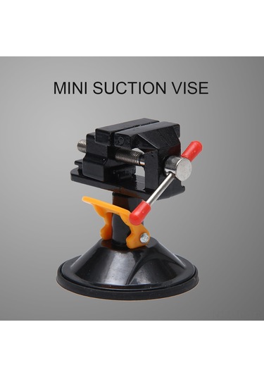 Skycity Alüminyum Mini Süksiyonlu Somun Torbası - 360 Döner Kafa, 12-55mm Tutma Aralığı, Siyah, Kaynaklısız