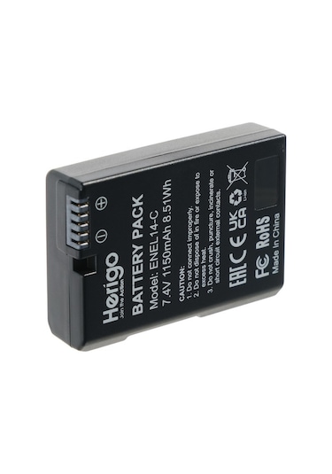 Herigo En-el14-c 1150mah Type-c Şarjlı Batarya En-el14 Uyumlu
