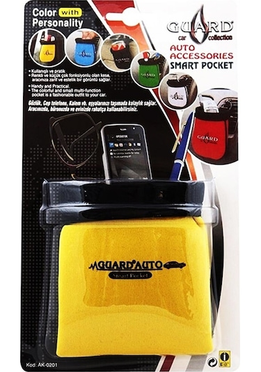 Araç İçi Çok Amaçlı Akıllı Kese Düzenleyici Organizer Cep Sarı
