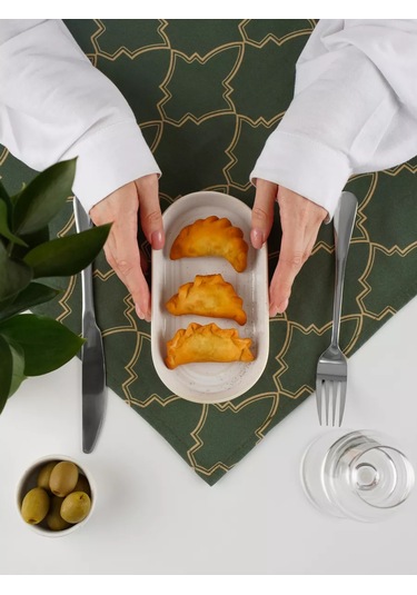 Magistro Urban Porselen Servis Tabağı 18x10 Cm 102240277 Beyaz