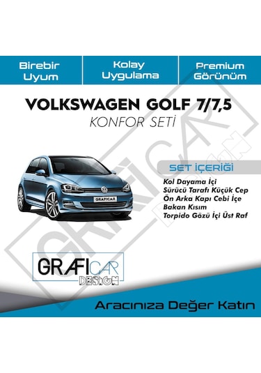 Volkswagen Golf 7/7,5 Konfor Seti- Ses  Kumaş Kaplama Set