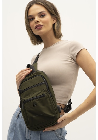 Unıted Colors Of Benetton Erkek Vücut Çantası C.bnt 1263 Haki