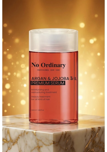 Premium Argan & Jojoba Içerikli Doğal Saç Bakım Yağı & Serum 100ml