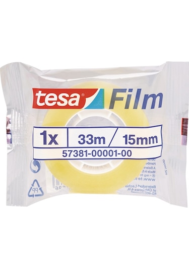Tesa Film Standart Şeffaf 33x15 57381
