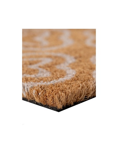 Coco Desenli Kıl Kapı Önü Paspası 40x60 3683 Natural