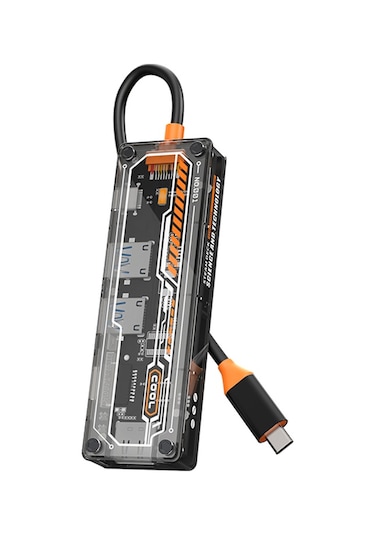 Ally Type-c To Usb3.0+usb2.0+type-c Pd+sd+tf+hdmı Çoğaltıcı Hub 6