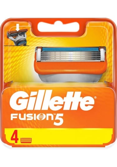 Gillette Fusion5 Yedek Başlık 4'lü