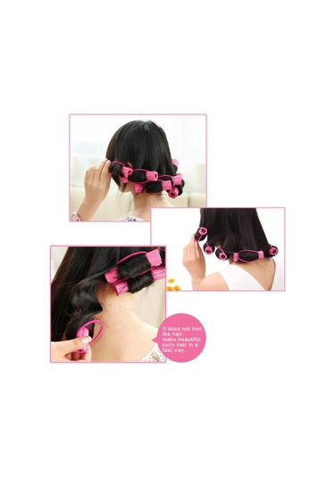 Teltree 6 Adet Yumuşak Saç Kıvırma Rulosu - Uyurken Kullanılabilir, Zararsız Dıy Saç Şekillendirme Aracı