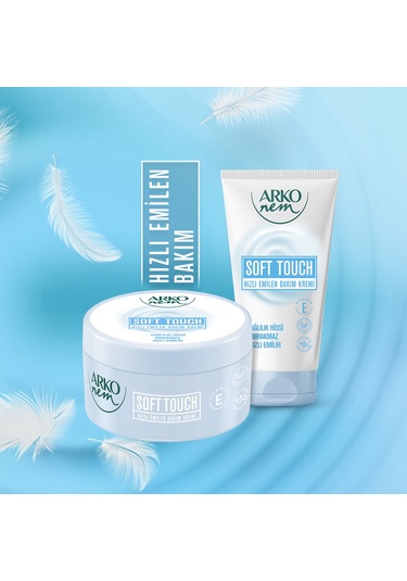 Arko Nem Bakım Serisi Zeytinyağlı,soft Touch,avokado Krem 3x60 Ml