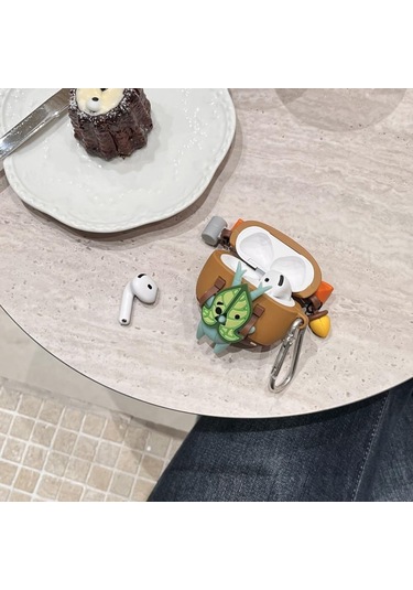 Vkemall Kroger Silikon Kılıf Anahtar Zinciri İle Airpods Uyumlu 4 Koruma Kılıfı - Kablosuz Bluetooth Kulaklık İçin Dayanıklı Ve Taşınabilir Koruma Aksesuarı