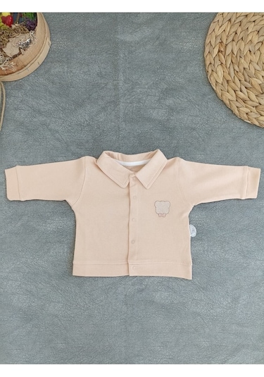 Vizon Rengi Kız Erkek Bebek Takımı - Oyuncaklı & Şapkalı 5'li Set - Altınbaşak - Pamuklu Ten Rengi