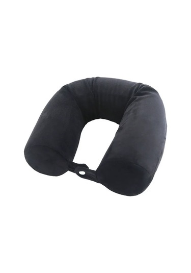 Geeksen Esnek Hafıza Köpük Boyun Yastığı - Öğle Yatması Seyahat Boyun Desteği - Uzun Silindir Kivircik Boyun Yastığı Lacivert Koyu Mavi