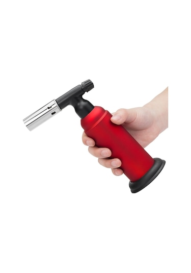 Hainz Köln Bs-850 Pürmüz Torch Çift Çıkışlı Bütan Gaz Kırmızı