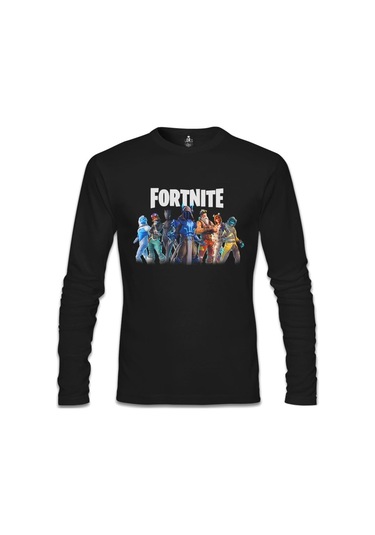 Fortnite - From Darkness Siyah Erkek Sweatshirt