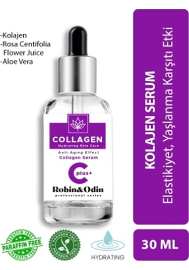 Robin & Odin Anti - Aging Effect Yaşlanma Karşıtı Etki Collagen Plus Serum 30 ML